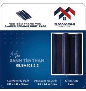 SAWASHI - XANH TÍM THAN SA103